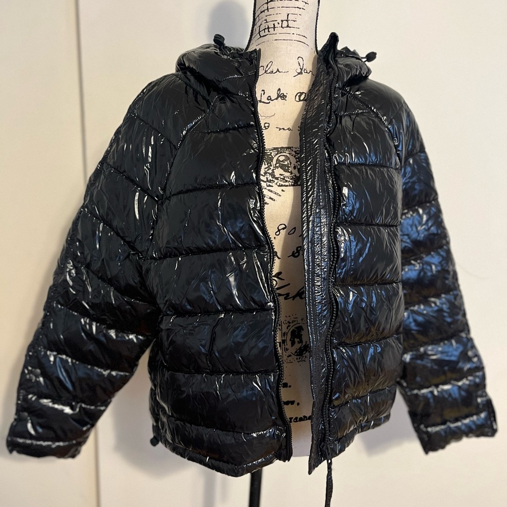 Black Kids Puffer Jacket